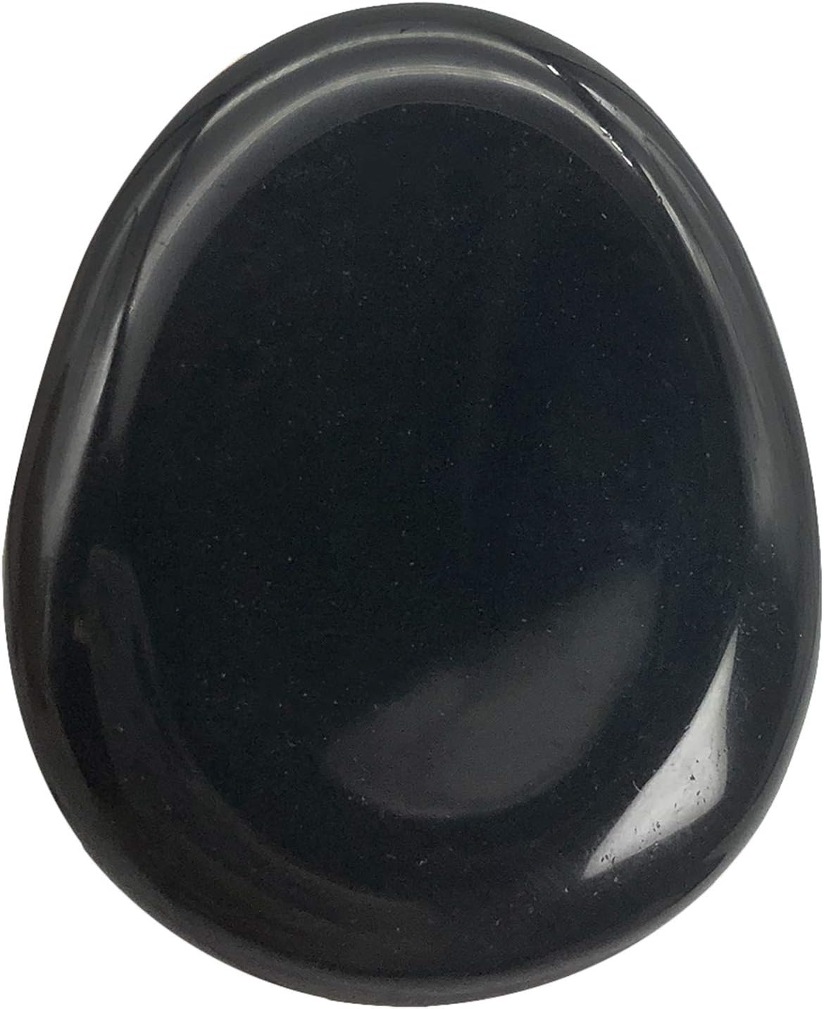 Fekuar Natural Moonstone Crystal Thumb Worry Stone, Hand Carved Healing Crystal Teardrop Pocket Worry Stones for Anxiety Stress Relief Meditation