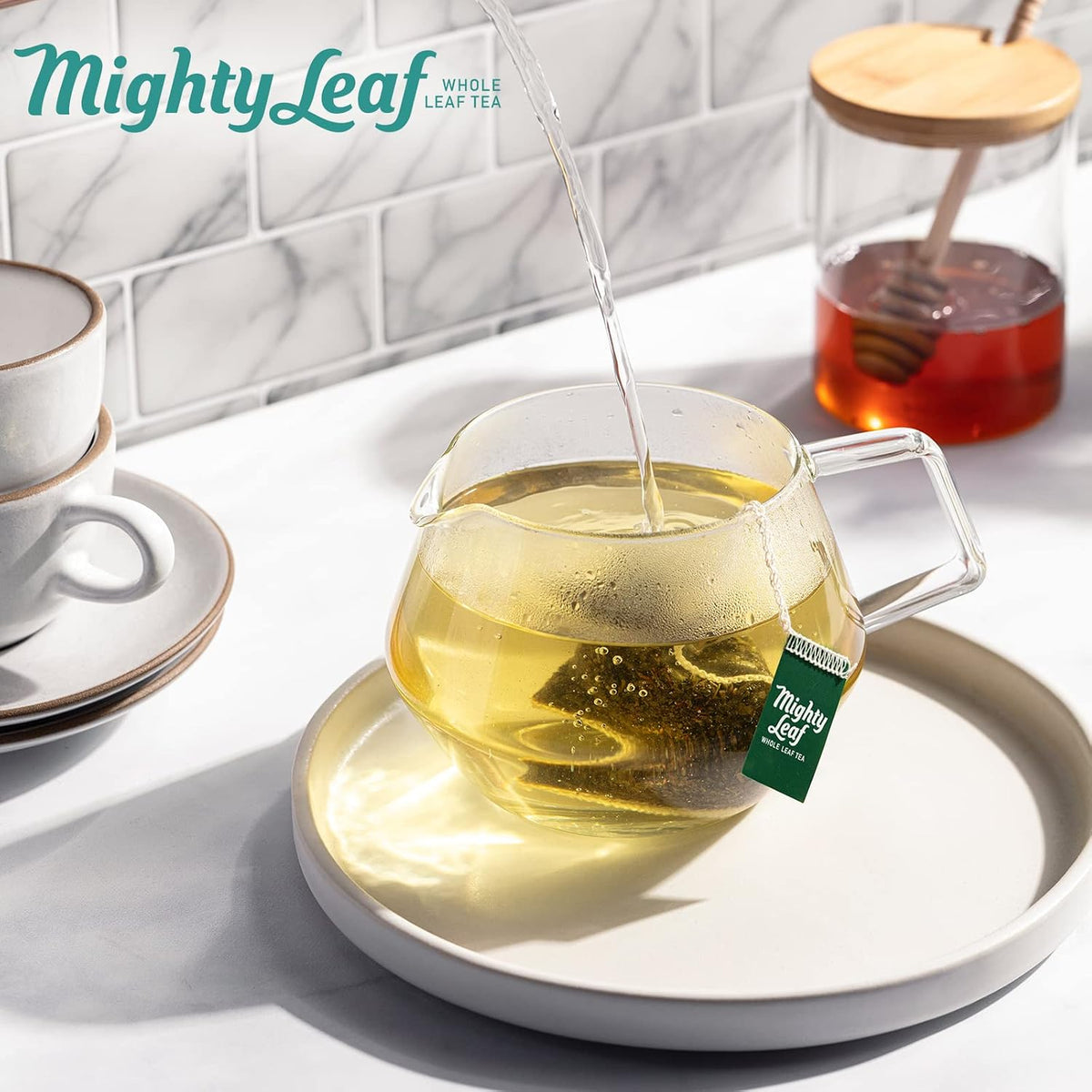 Mighty Leaf Organic Spring Jasmine Green Tea - 1 lb Bulk Loose Leaf Bag
