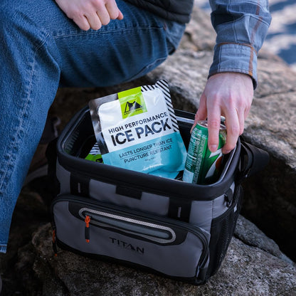 Arctic Zone Titan Deep Freeze Ice Pack- (2 Pack) 600 Gram High Performance Ice Pack - Long-Lasting, Puncture-Resistant Cold Pack Filled with Non-Toxic Gel…