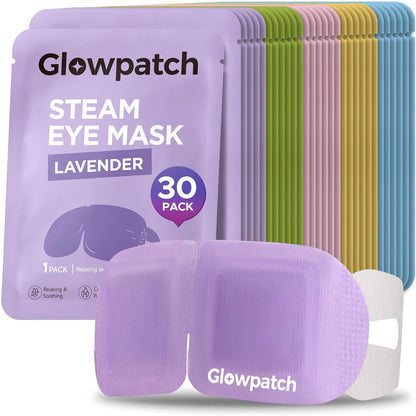 16 Pack Steam Eye Masks for Dry Eyes, Self Heating Warm Compress for Eyes Fatigue & Puffiness Relief, Disposable Heated Eye Mask for Spa & Travel, Gift for Women and Men - Unscented