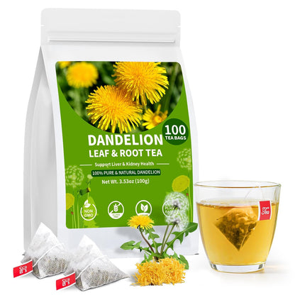 Liver Detox Tea, Chinese Kidney and Liver Cleanse Detox Herbal Tea Support Kidney Healthy Function with 11 Precious Ingredients Formula (1 Pack/15 Bags)