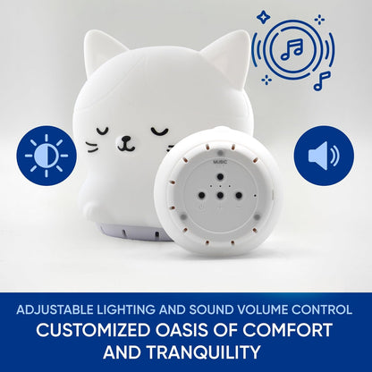Rainlax Mindfulness Breathing Kitty, 4-7-8 Guided Visual Meditation Light