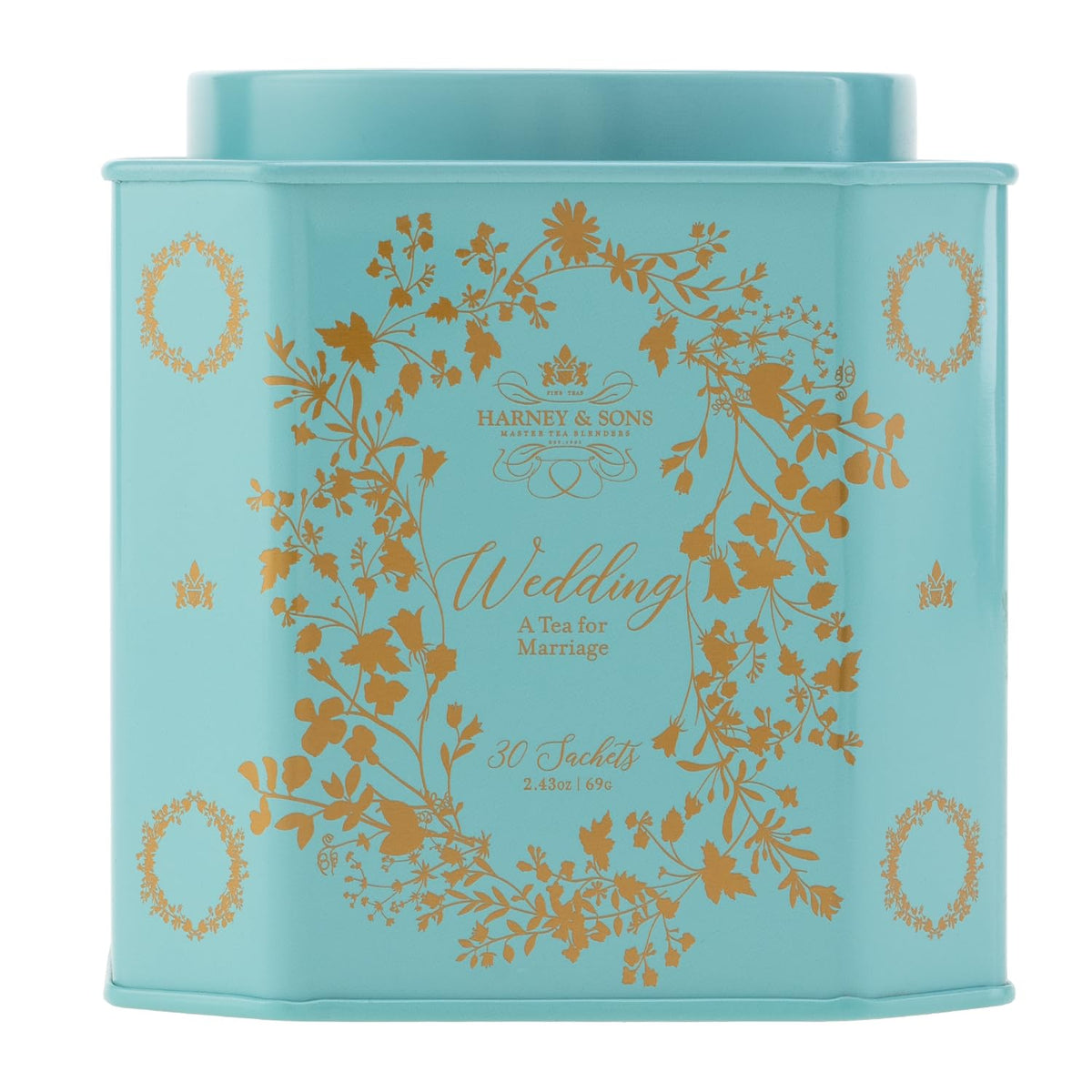 Harney & Sons Wedding Tea, White Tea Blend, 30 Sachets in Tin