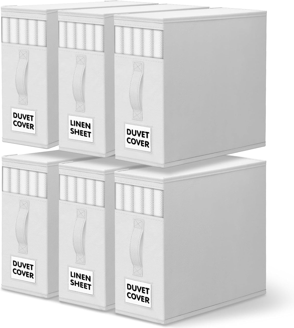 WOWBOX Bed Sheet Organizers and Storage,Closet Organizer Under Bed Storage