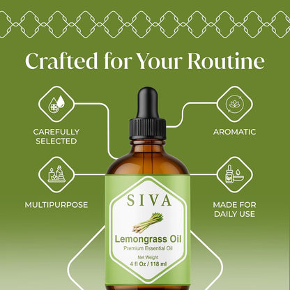 Siva Lavender Essential Oil, Huge Bottle, Large Size, 16 Fl Oz (473 ml)