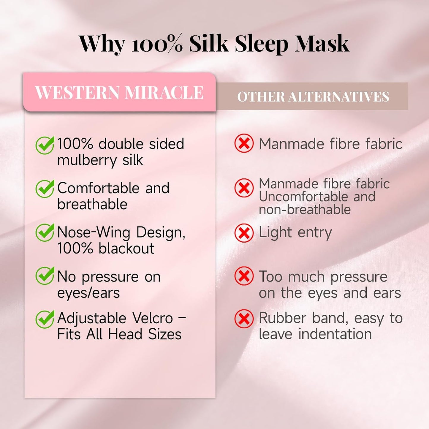 Cotton Sleep Eye Mask for Men Women, 100% Blocking Light Sleeping Mask for Side Sleeper, Soft Zero Pressure Cooling Blackout Eye Masks for Sleep, Eye Covers for Sleeping fits All Heads Adjustable