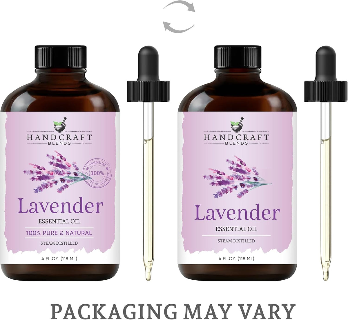 Handcraft Blends Lavender Essential Oil - Huge 4 Fl Oz