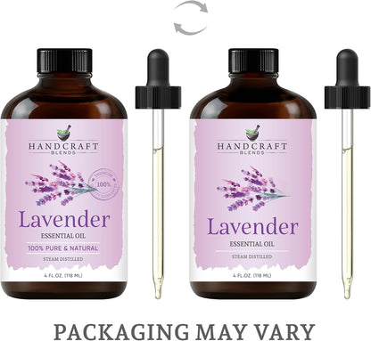 Handcraft Blends Lavender Essential Oil - Huge 4 Fl Oz