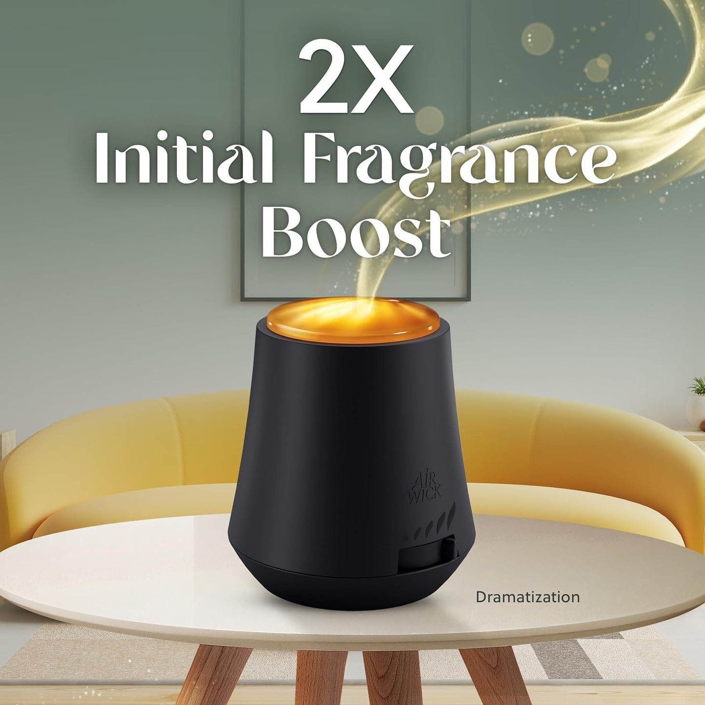 Air Wick Essential Mist Refill, Essential Oils Diffuser, Lavender and Almond Blossom, 3 ct, Air Freshener, Aroma diffuser