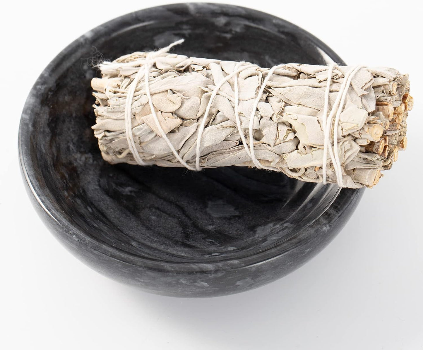 Incense Holder, Natural Marble Incense Holder for Sticks with 9 Incense Holes, Handmade Incense Stick Burner Ideal for Smudging, Decoration