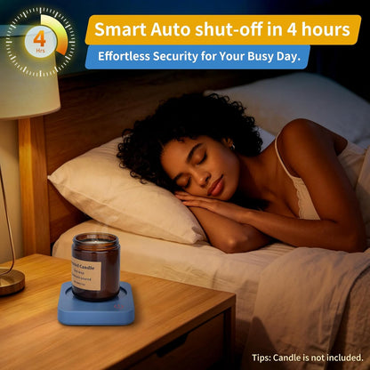 VOBAGA Coffee Mug Warmer for Desk with Auto Shut Off & 3-Temp Settings, Coffee Cup Warmer with Smart Safety Alert Home Office Accessory, Perfect for Coffee, Tea, Milk (Mug for Display)
