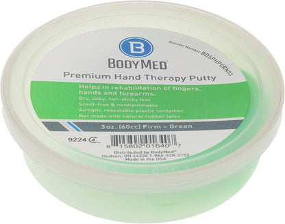 BodyMed Premium Hand Therapy Putty, Yellow, 6 Oz., Soft, Strengthening Therapy Putty for Physical Rehabilitation