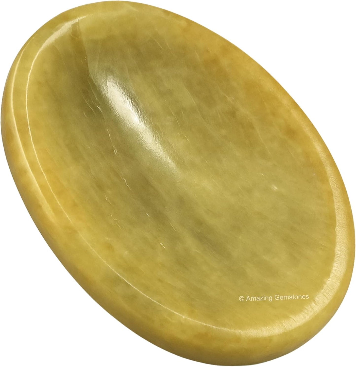 Amazing Gemstone Labradorite Thumb Worry Stone, Anxiety Stone, Healing Crystals - Piedra Crystal Fidget for Gift, Meditation, Calming, Relaxation, Stress Relief - Colors A
