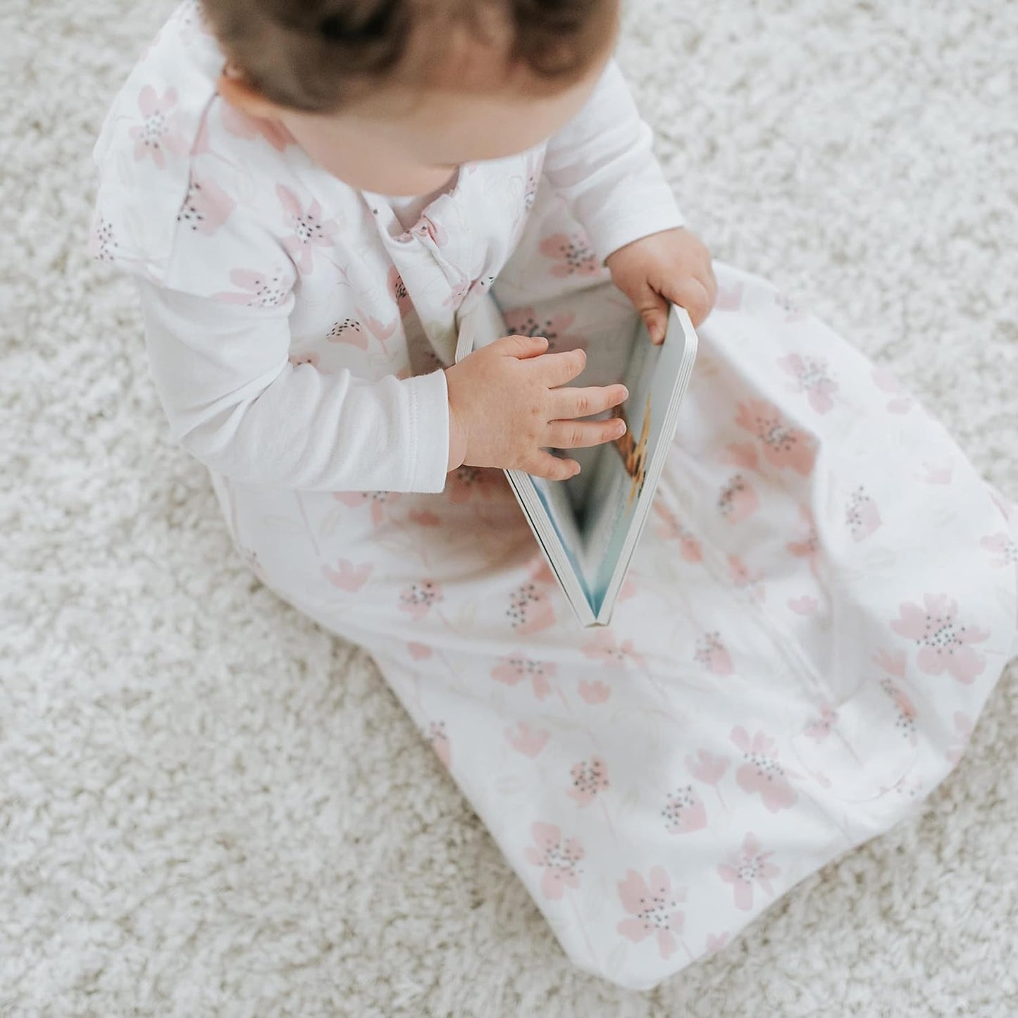 HALO SleepSack, 100% Cotton Wearable Blanket, Swaddle Transition Sleeping Bag, TOG 0.5, Ocean Life, Medium, 6-12 Months