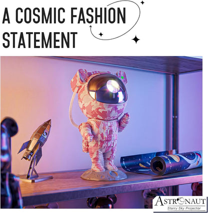 Star Projector Galaxy Night Light - Astronaut Space Projector, Starry Nebula Ceiling LED Lamp with Timer and Remote, Kids Room Decor Aesthetic, for Christmas & Birthdays