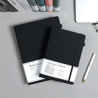 CAGIE Lined Journal Notebook for Women Men 320 Pages 100 Gsm Paper Thick Journaling Notebooks A5 Leather Journals for Writing Hardcover Journal Supplies for Work Note Taking Diary, 5.7x8.3 In, Green