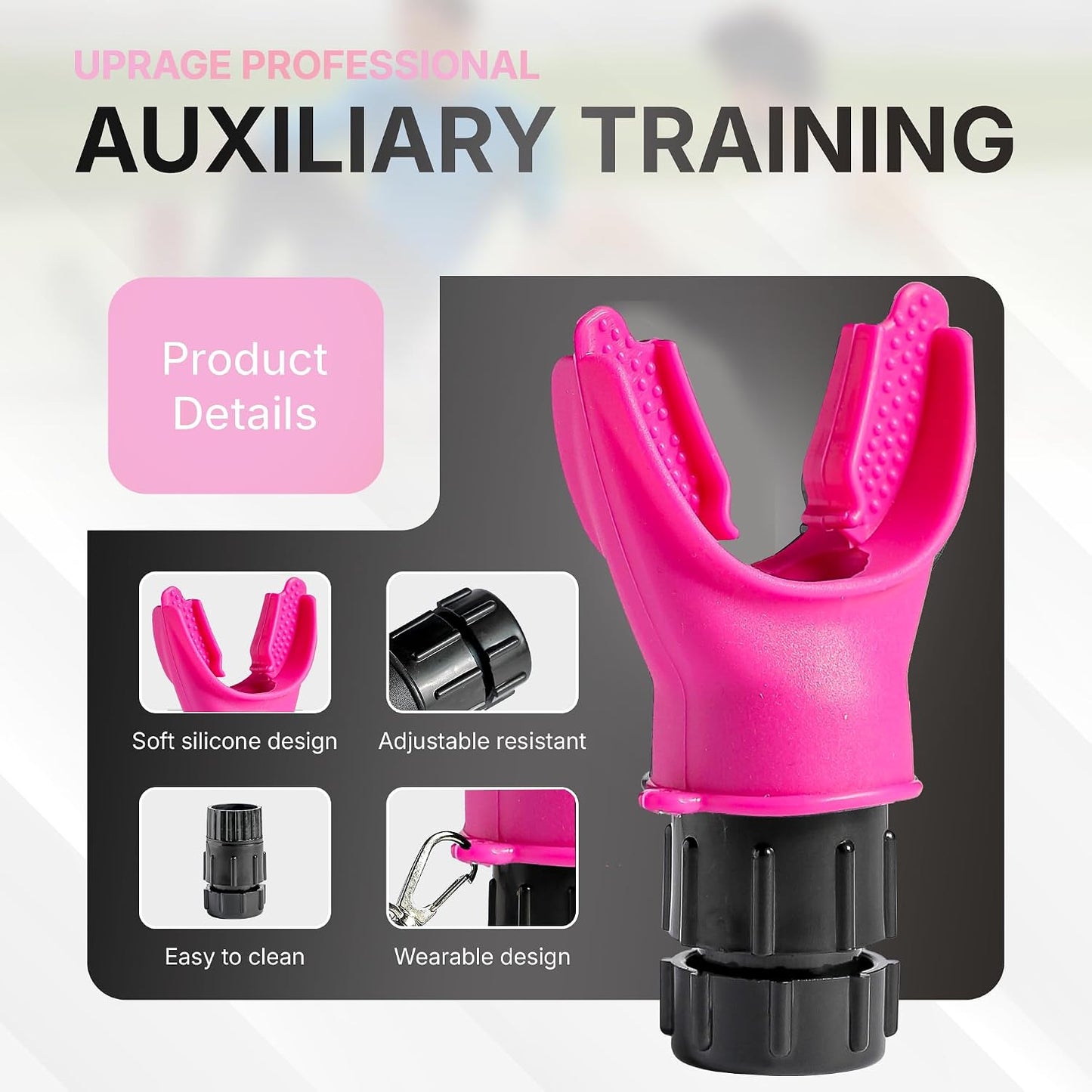 TN TINEXER Portable Compact Lung Exercise Device with High Quality Silicone Breathing Exercise Device Portable Muscle Trainer Easy to Clean