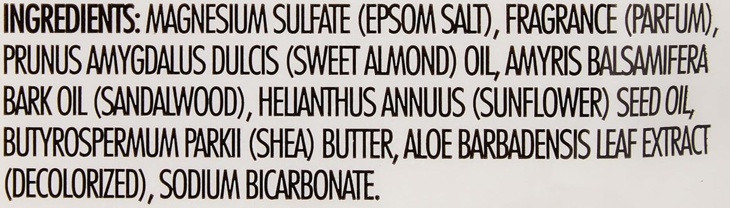 Dr Teal's Epsom Salt Magnesium Soak, Soften & Moisturize with Shea Butter & Almond Oil, 3 lbs