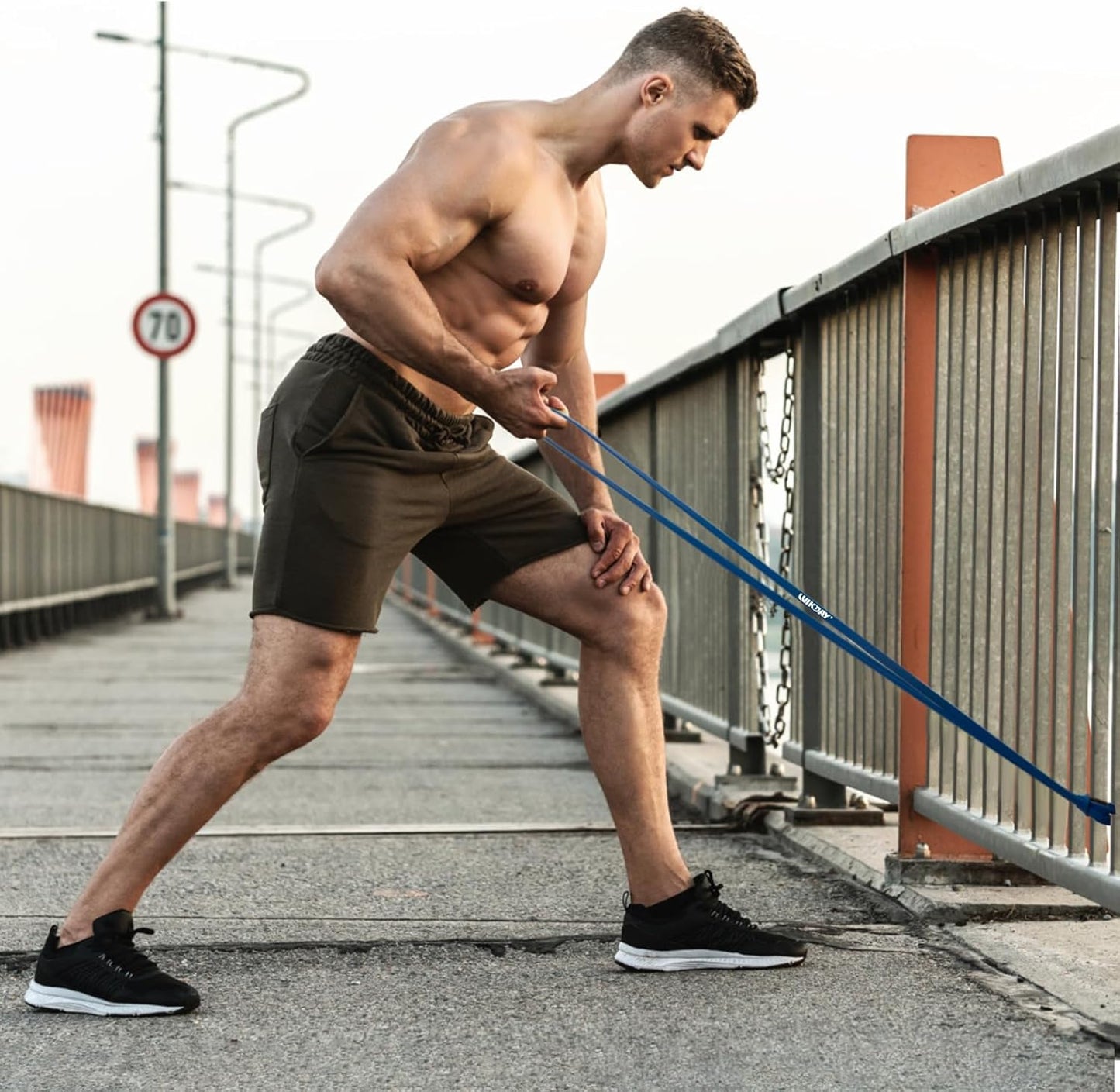 WIKDAY Resistance Bands for Working Out, Exercise Bands, Workout Bands, Pull Up Assistance Bands for Body Stretching Training Physical Therapy Muscle Training for Men & Women