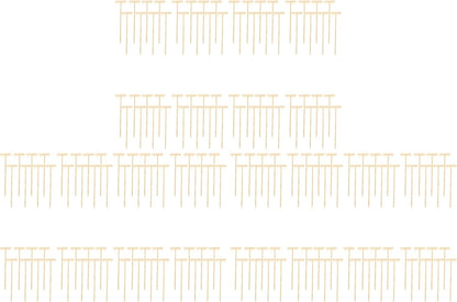 Garneck 64Pcs Mini Zen Garden Rakes Bamboo Sand Rake Set for Desktop Trays