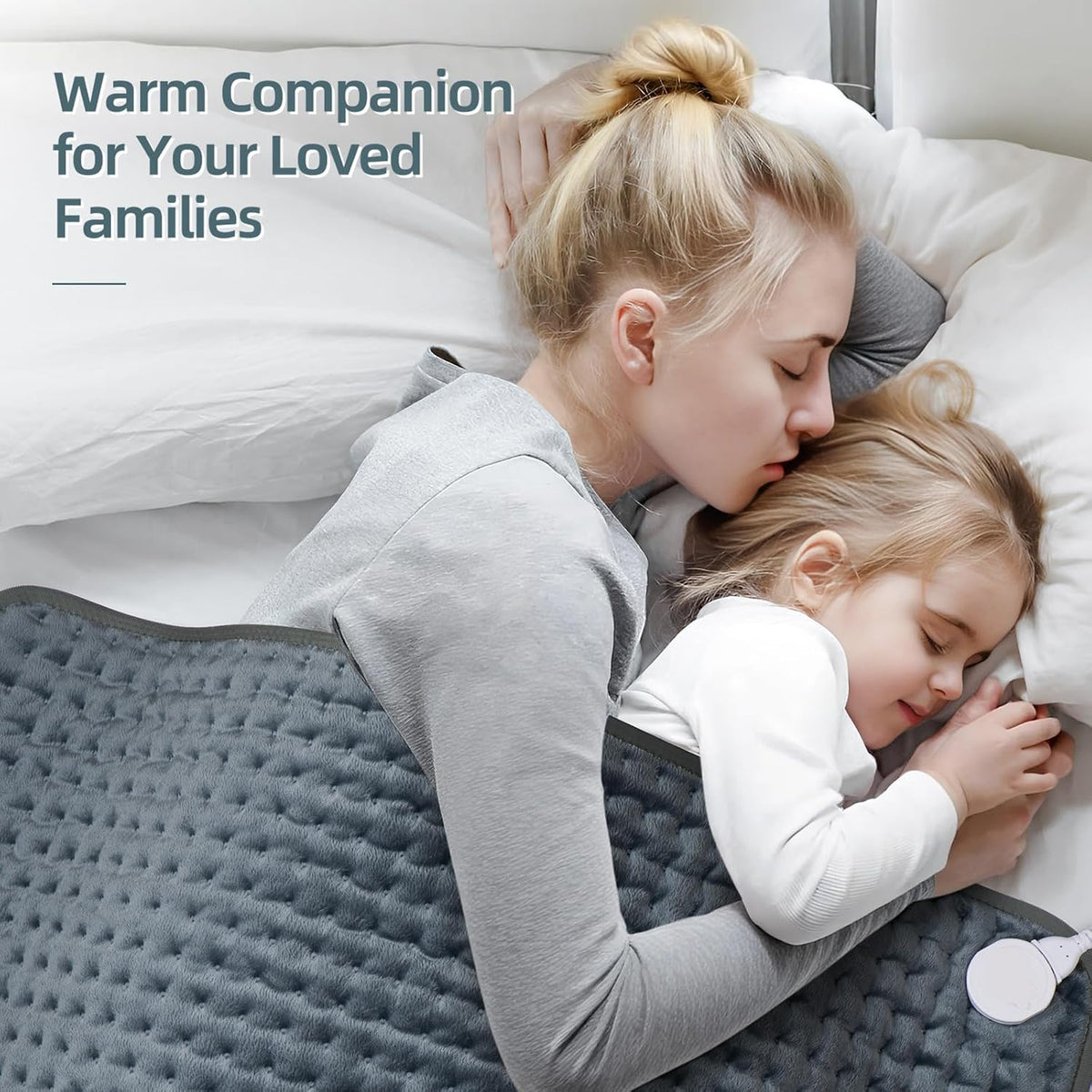 17"x33" Heating Pad for Back Pain Relief, Extra Large Electric Heat Pads