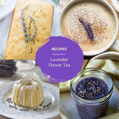 BLUE TEA - Lavender Tea - 1.05 Oz (30+ Cups) Loose | Relaxation & Stress Relief | Calming Tea | Caffeine Free - Herbal Tea - Flower Based - Natural - Non-Bitter | Reusable Pet Jar