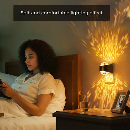 L LOHAS LED Night Light,Projector Night Light with Dusk to Dawn Sensor
