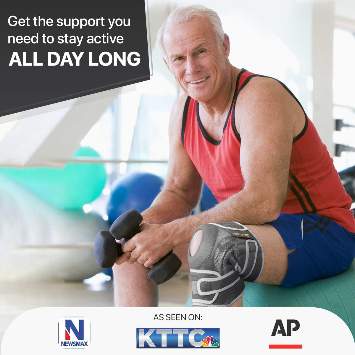 DR. BRACE ELITE Knee Brace with Side Stabilizers & Patella Gel Pads for Maximum Knee Pain Support and fast recovery for men and women-Please Check How To Size Video (Mercury, Medium)