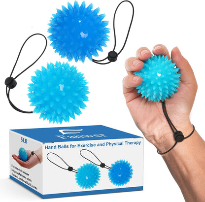 Hand Exerciser Finger Strengthener Balls, Stress Balls Squeeze Balls