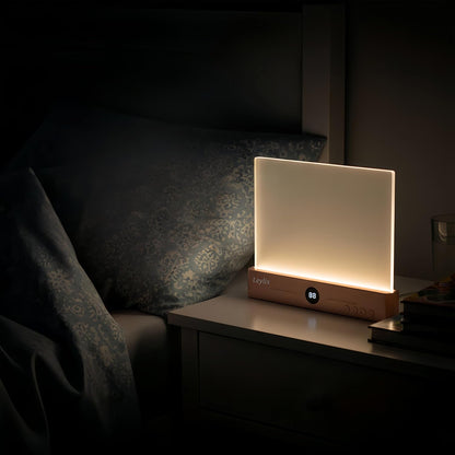 XL LED Flat Book Light for Reading at Night in Bed, Matte Pink | Eye-Caring Page Illuminator 3 Color Temperatures Stepless Dimmable USB Rechargeable, Portable Flat Panel Lamp with Soft