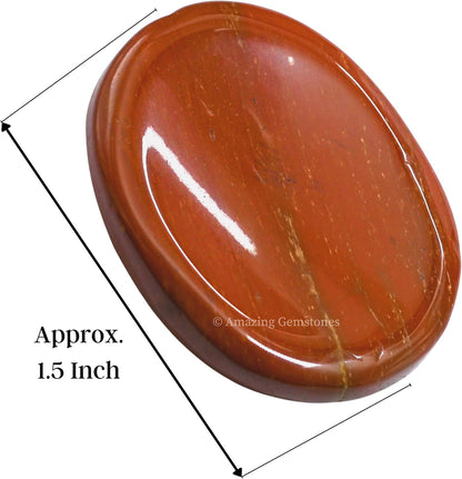 Amazing Gemstone Labradorite Thumb Worry Stone, Anxiety Stone, Healing Crystals - Piedra Crystal Fidget for Gift, Meditation, Calming, Relaxation, Stress Relief - Colors B
