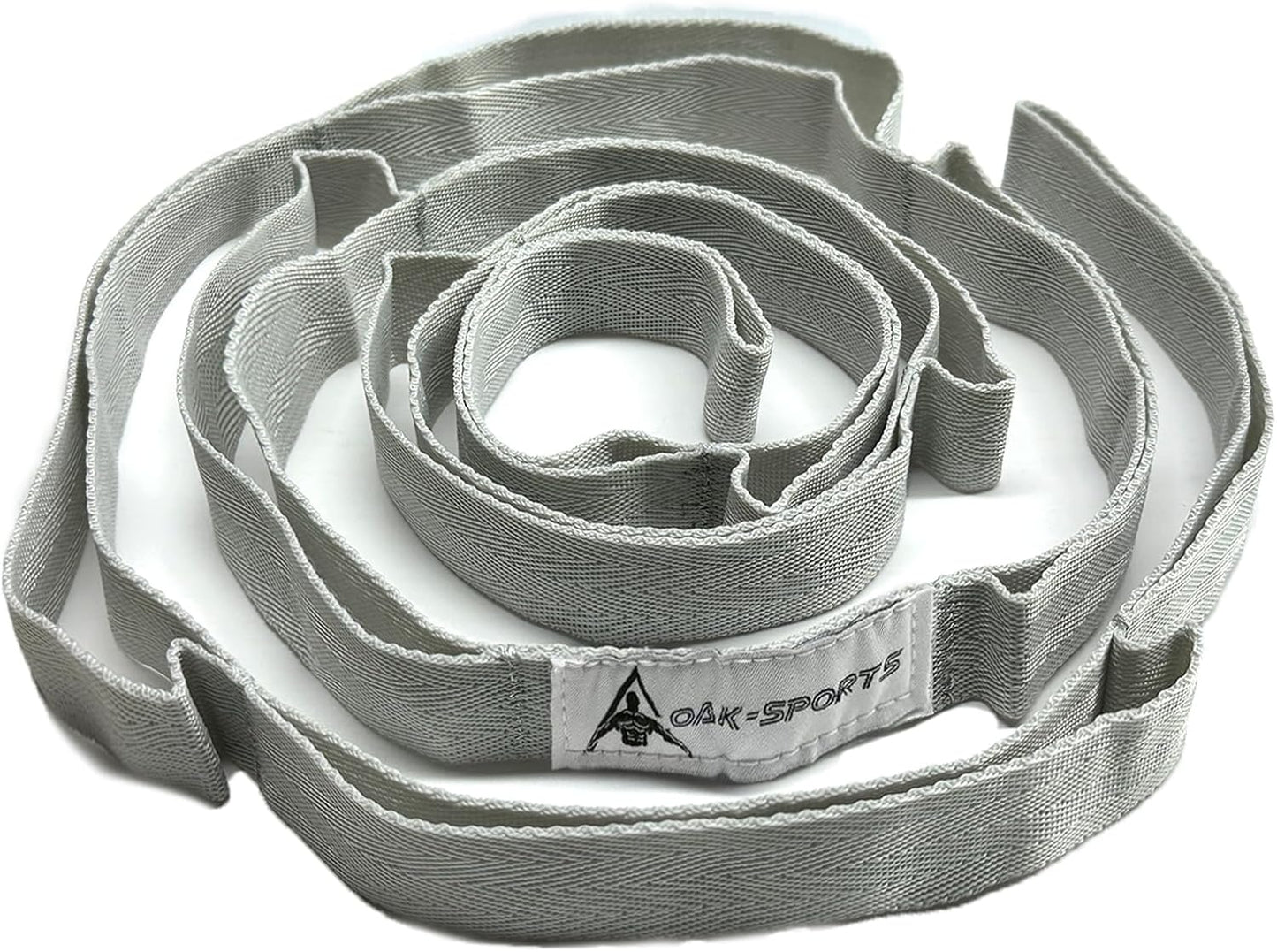 Stretching Strap Yoga Strap with Loops, Stretch Straps for Physical Therapy, Non-Elastic Exercise Strap for Pilates, Dance and Gymnastics with Workout Guide