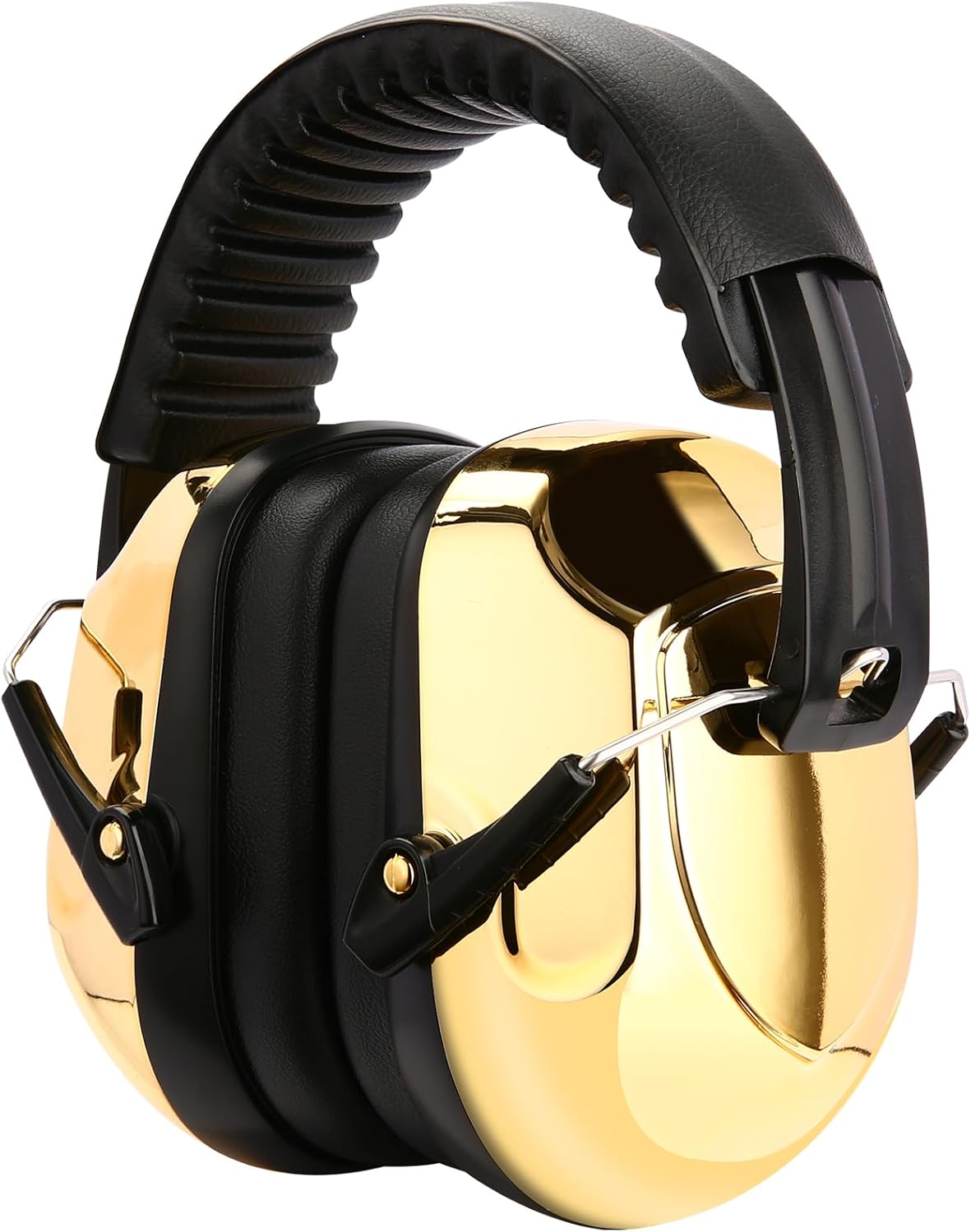 ProCase NRR 28dB Noise Reduction Ear Muffs, Foldable Adjustable Passive Noise Cancelling Headphones for Adults Kids Autism, Hearing Protection for Shooting, Construction, Mowing, Studying -Black - Colors B