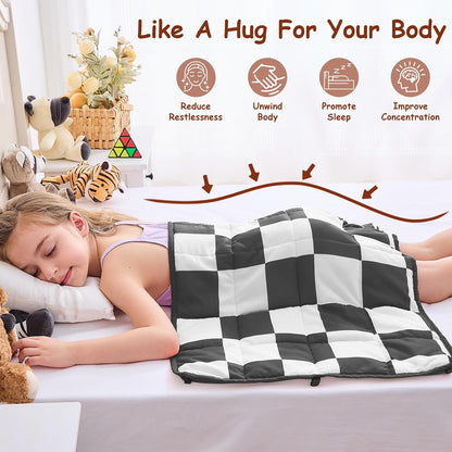 yescool Weighted Lap Pad 2 Pounds Weighted Lap Blanket, Space Plane Small Weighted Blanket, Weighted Throw Blanket Gifts for Travel Indoor Outdoor, 20"x30"