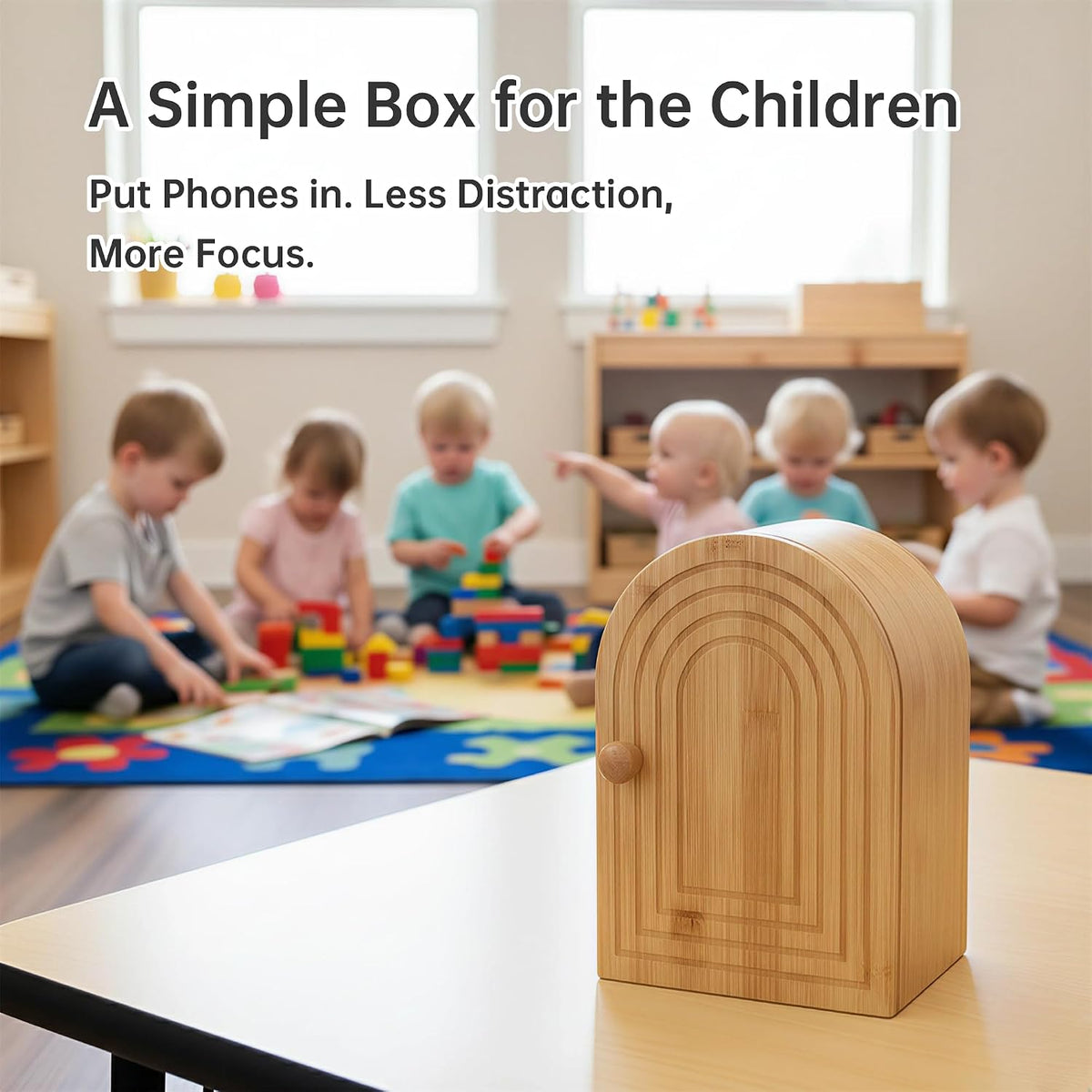 Phone Lock Box, Phone Jail, Cell Phone Locker, Phone Box for Family Time