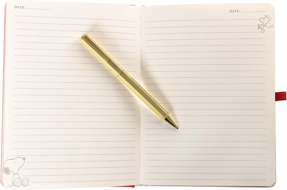Graphique Peanuts Scallop List Pad, Cute Memo Notepad for To Do Lists and Daily Notes, 80 Perforated Sheets, Luxe Sketch Paper, Slim Desk Pad for Office, Home, School, Daily Planning
