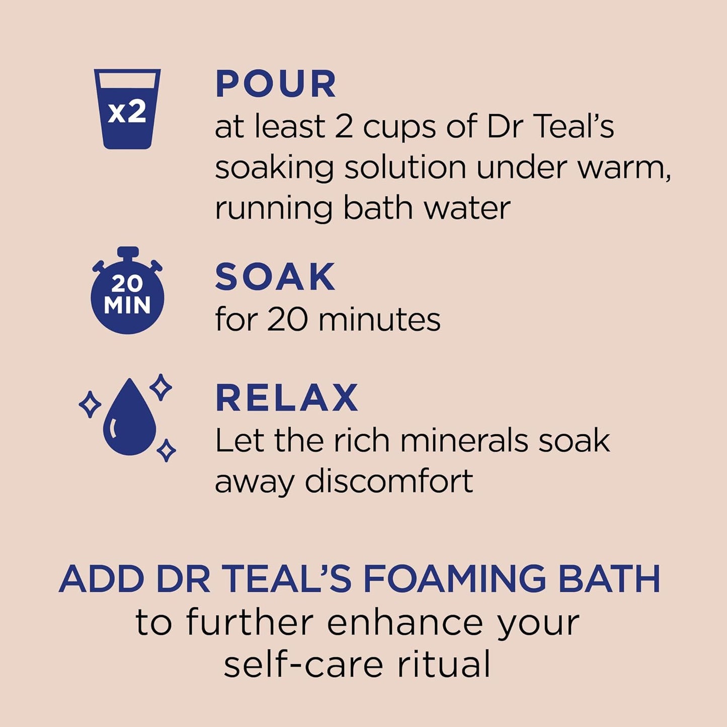 Dr Teal's Epsom Salt Magnesium Soak, Soften & Moisturize with Shea Butter & Almond Oil, 3 lbs