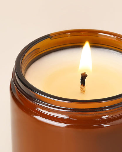 AOOVOO Coconut Vanilla Candles - 9 oz Scented Candles, Aromatherapy Candle, Soy Candle for Home Scented