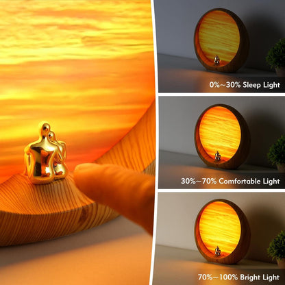 mamre Romantic Dimmable Sunset Lamp Home Decor Sunset Table Lamp Gift for Living Room Bedroom