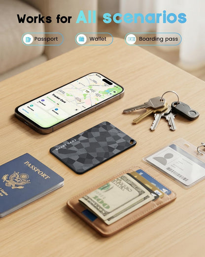 Wallet Tracker Card (iOS and Android), 6-12 Years Battery GPS Smart Card