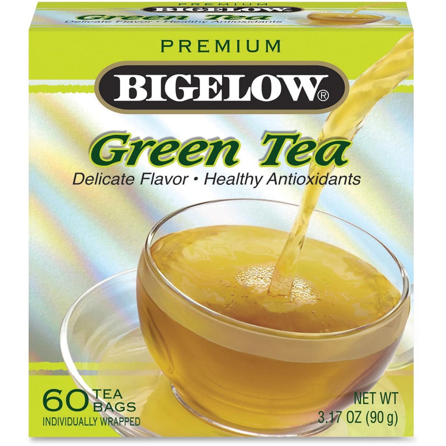 Bigelow Tea Green Tea with Mint, Caffeinated Tea with Green Tea and Peppermint, 20 Count (Pack of 6), 120 Total Tea Bags