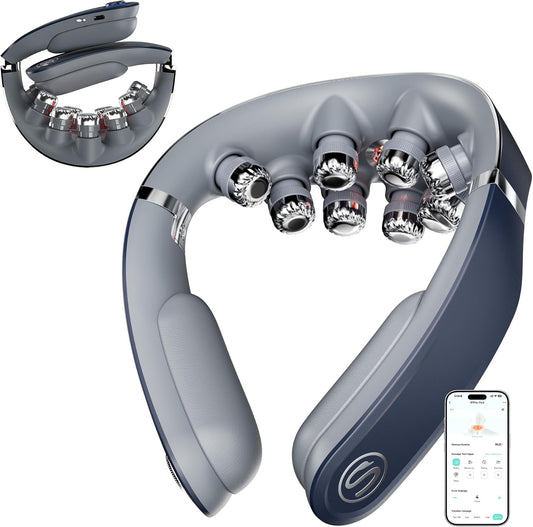SKG FSA G7 Pro Fold Neck Massager for Strain Relief Deep Tissue