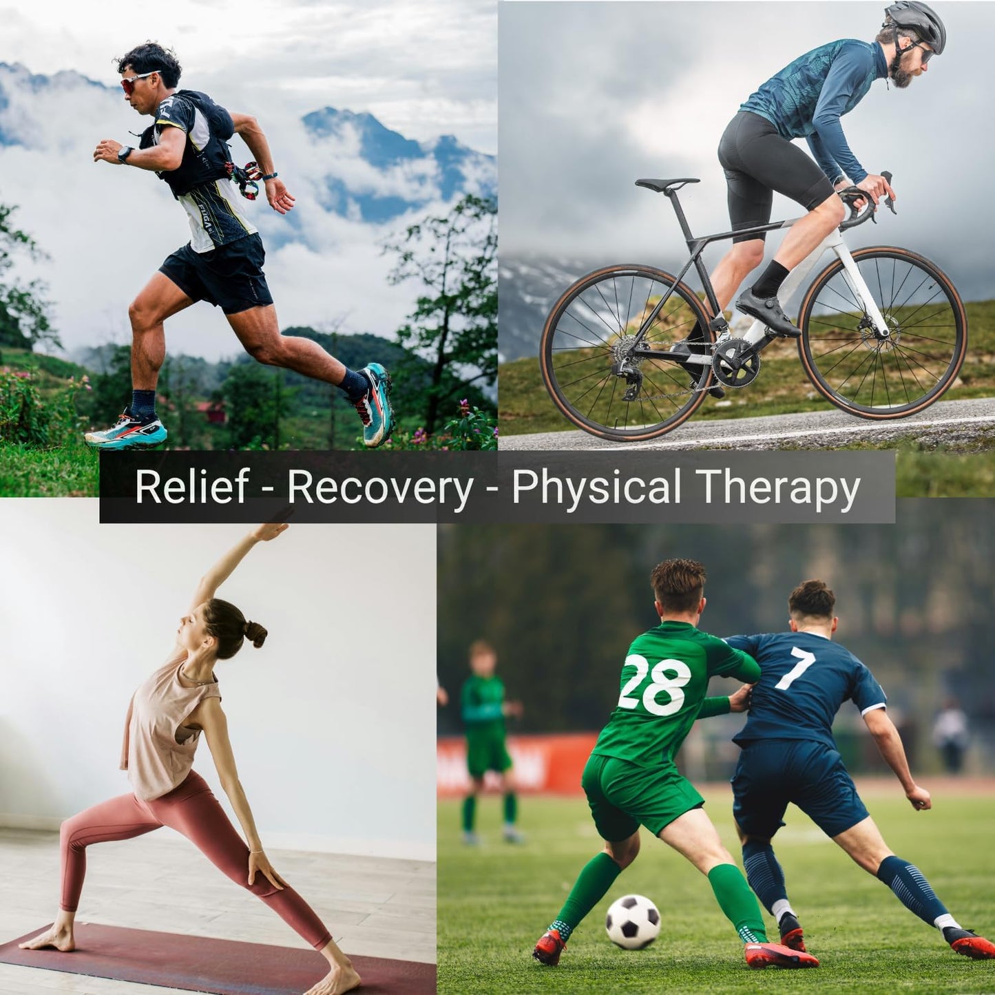 Massage Ball - Myofascial Release Ball for Recovery in Muscles, Shoulder, and Back. Trigger Point Massage and Pressure Point Therapy. (5-inch)