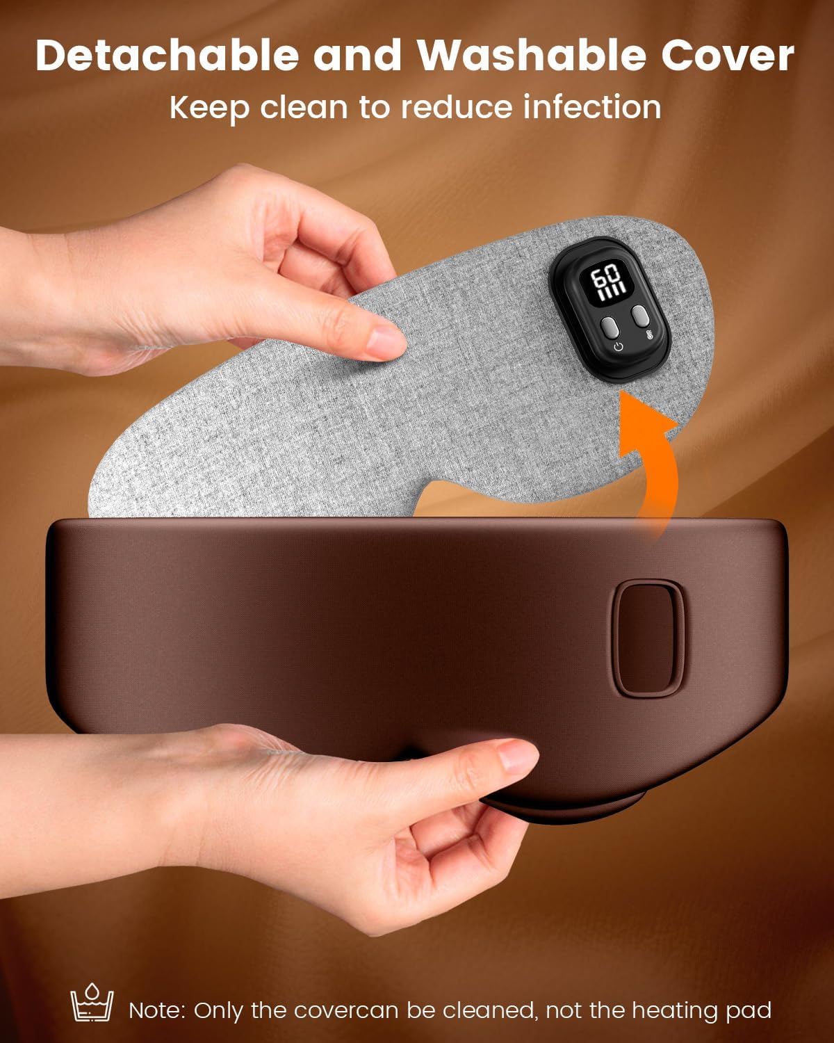 Cordless Heated Eye Mask, 4 Temp Timed Shutdown for Dry Eyes & Sleep Relief