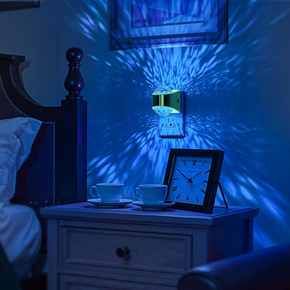 Briignite Night Light,Night Lights Plug into Wall,LED Projector Night Light