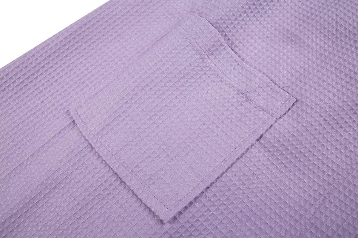 sunshinemall Women's Lightweight Bath Shower Wrap Waffle Spa Robes Bathrobe Quick Dry Cover Up with Adjustable Closure