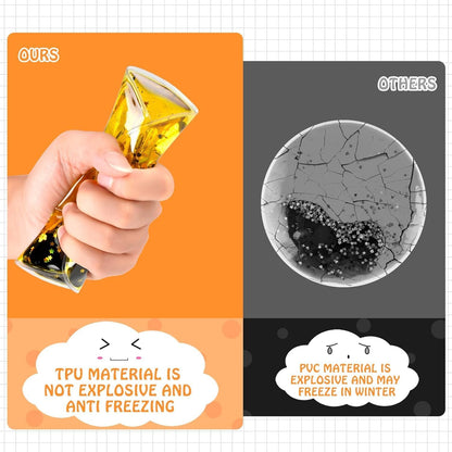 Onyoloy Sensory Soft Gel Liquid Toys - Hexagon Sensory Motion Fidget