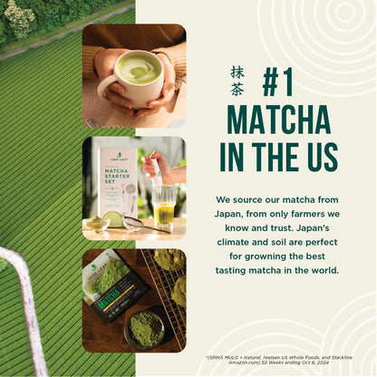 Jade Leaf Ceremonial Grade Matcha Powder, 30g / 1.06oz Tin