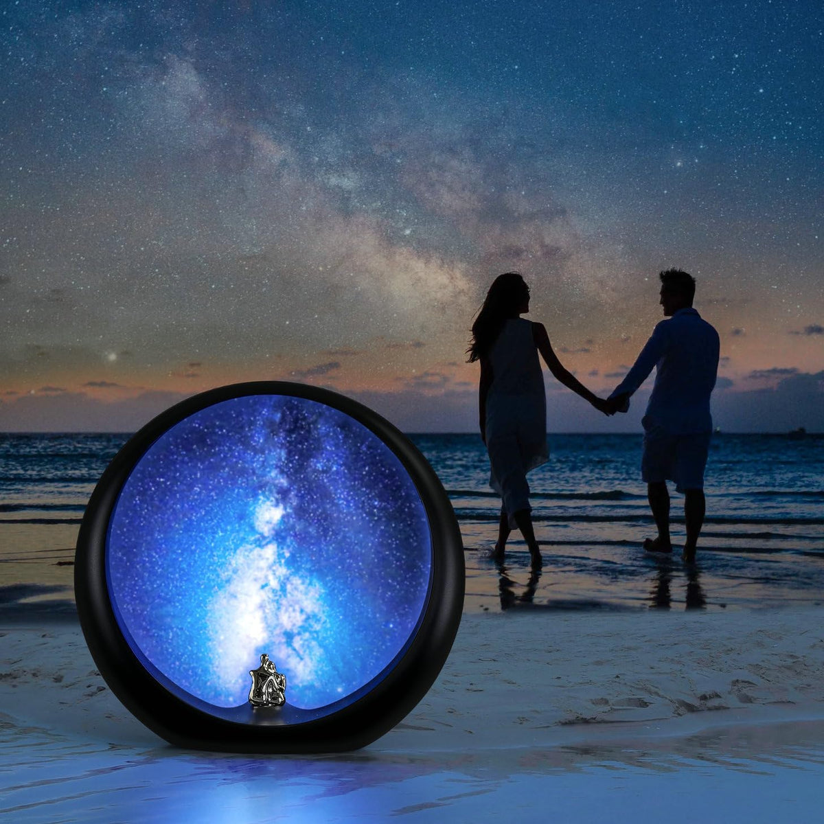mamre Romantic Dimmable Sunset Lamp Home Decor Sunset Table Lamp Gift for Living Room Bedroom