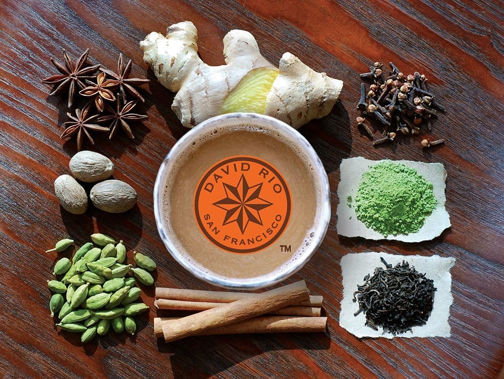 David Rio Elephant Vanilla Chai Tea Latte Mix, 14 Oz